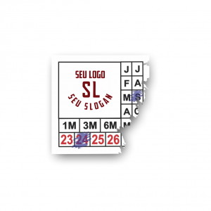 Lacre Destrutível - Selo De Garantia - Personalizado Adesivo Vinil Destrutivo Casca de Ovo 1x1cm 4x0   